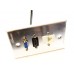 Placa Tapa Vga + HDMI 1.4 (4k) + Jack Cat3  RJ11 Aluminio